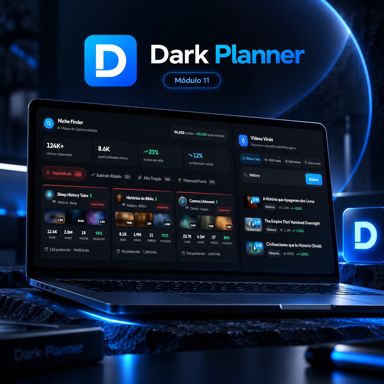 Curso Completo de Dark Planner - módulo extra da Formação MAD